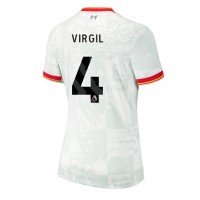 Maglie da calcio Liverpool Virgil van Dijk #4 Terza Maglia Femminile 2024-25 Manica Corta